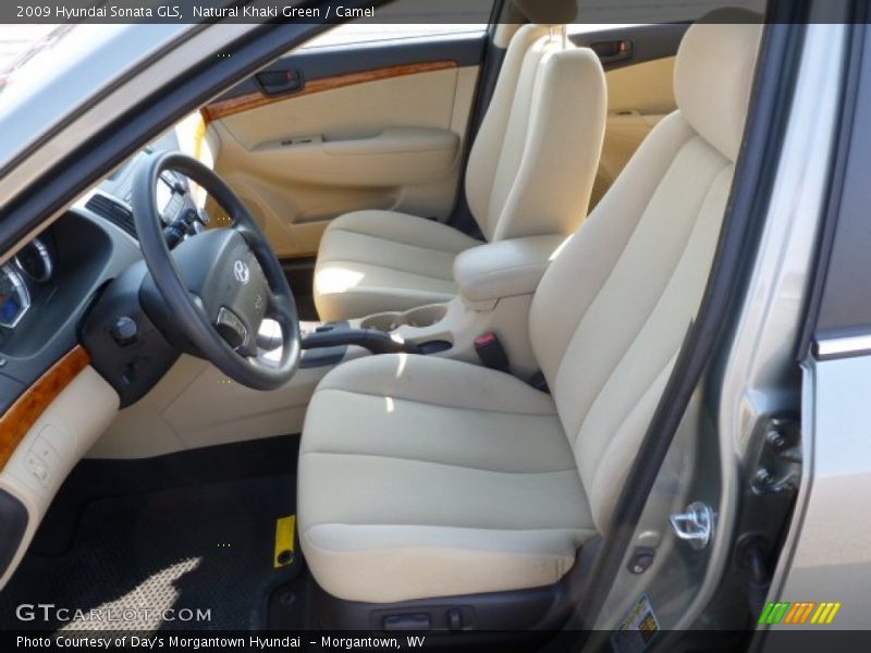 Natural Khaki Green / Camel 2009 Hyundai Sonata GLS