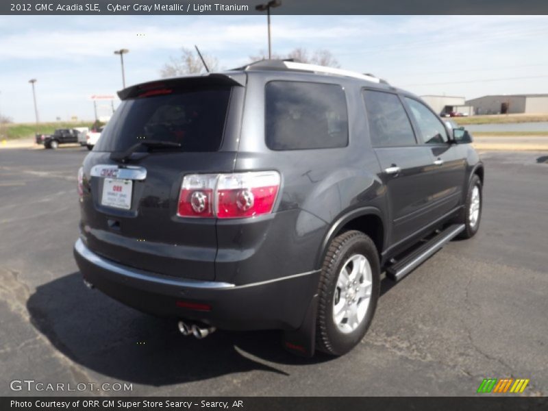 Cyber Gray Metallic / Light Titanium 2012 GMC Acadia SLE