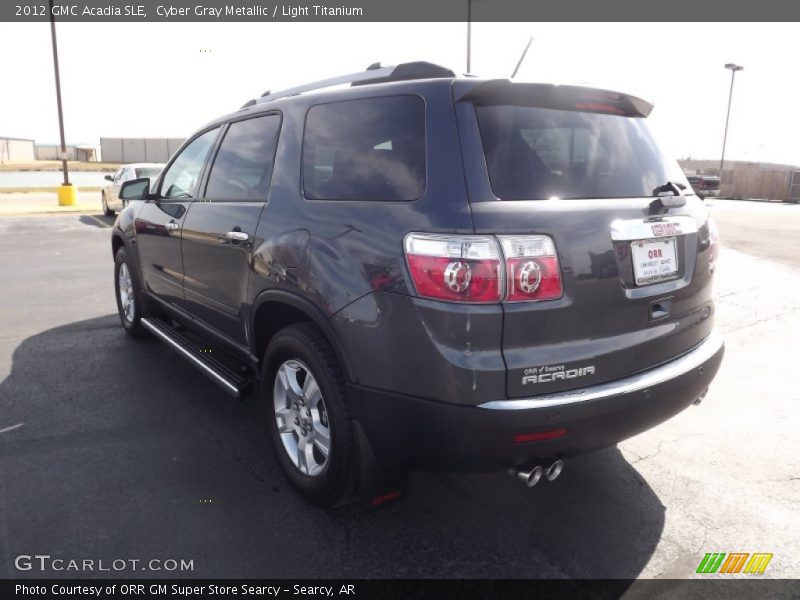 Cyber Gray Metallic / Light Titanium 2012 GMC Acadia SLE