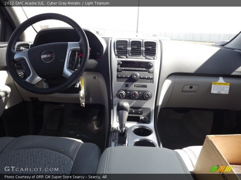 Cyber Gray Metallic / Light Titanium 2012 GMC Acadia SLE