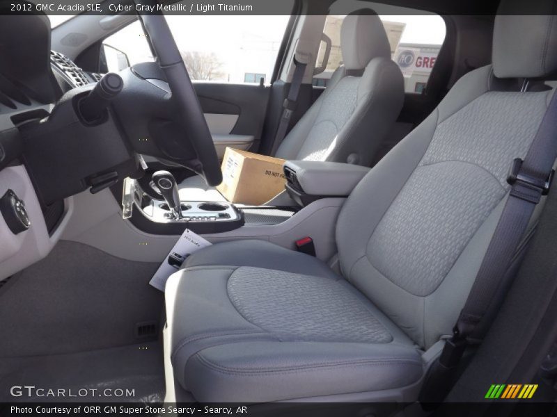 Cyber Gray Metallic / Light Titanium 2012 GMC Acadia SLE