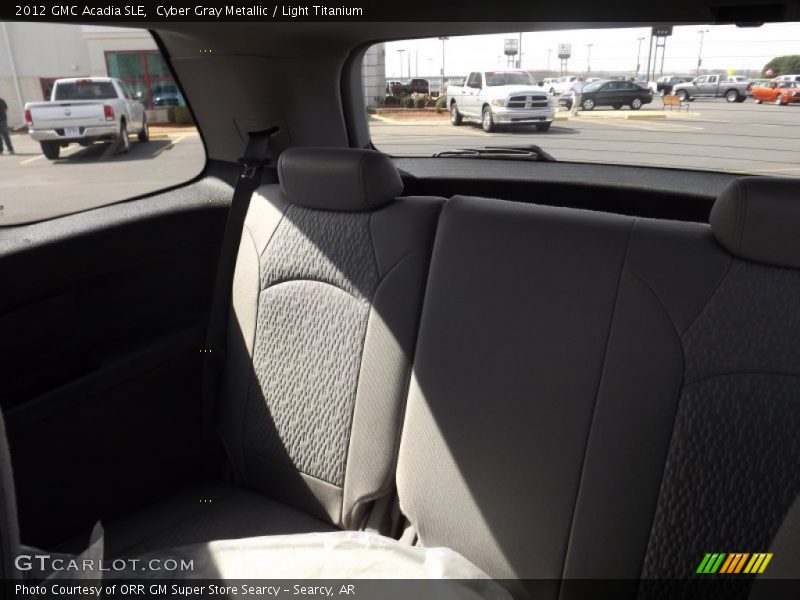 Cyber Gray Metallic / Light Titanium 2012 GMC Acadia SLE