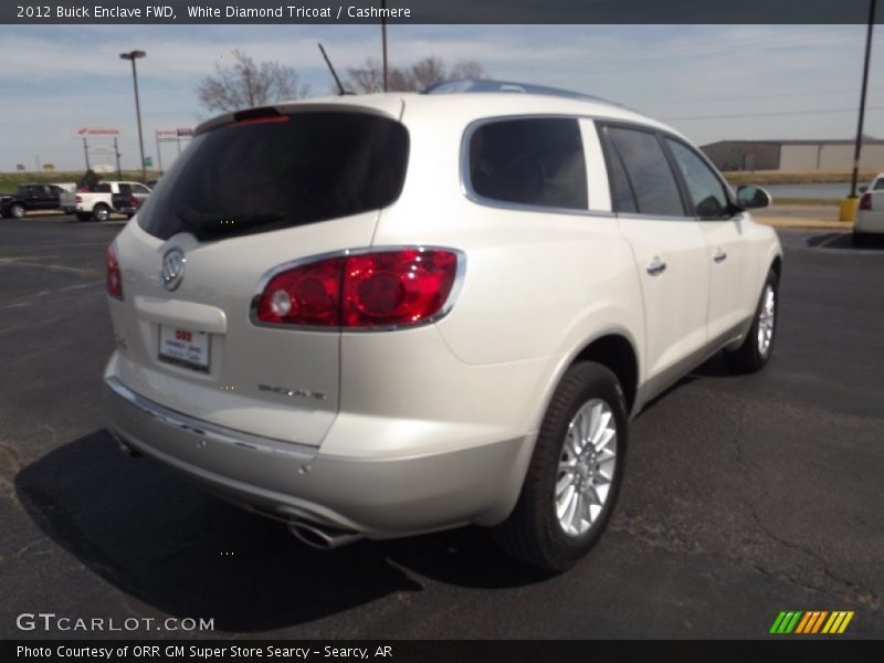 White Diamond Tricoat / Cashmere 2012 Buick Enclave FWD