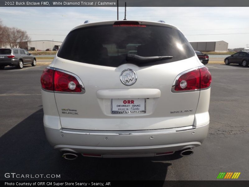 White Diamond Tricoat / Cashmere 2012 Buick Enclave FWD