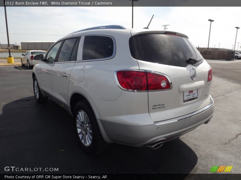 White Diamond Tricoat / Cashmere 2012 Buick Enclave FWD