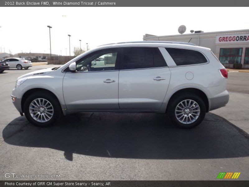 White Diamond Tricoat / Cashmere 2012 Buick Enclave FWD