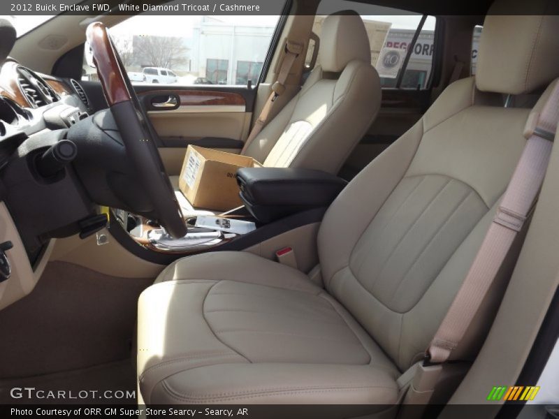 White Diamond Tricoat / Cashmere 2012 Buick Enclave FWD