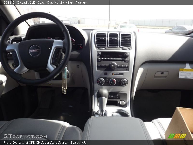 Cyber Gray Metallic / Light Titanium 2012 GMC Acadia SLE