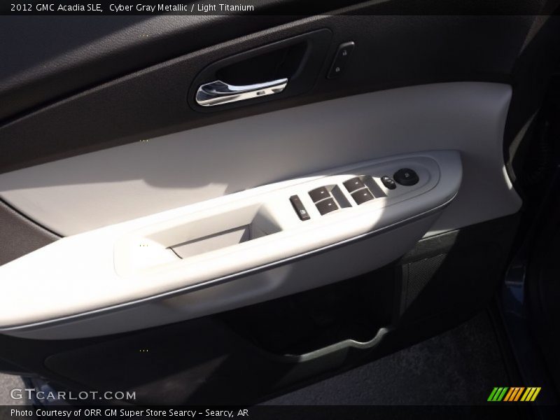 Cyber Gray Metallic / Light Titanium 2012 GMC Acadia SLE
