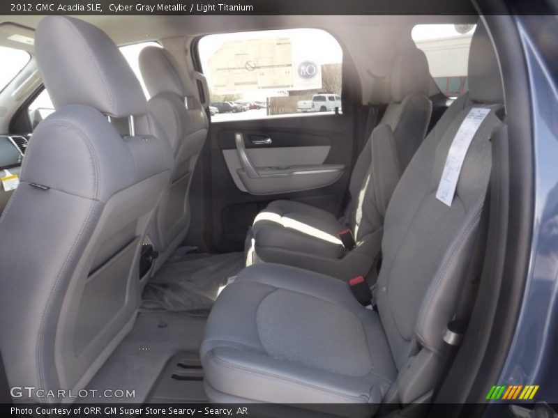Cyber Gray Metallic / Light Titanium 2012 GMC Acadia SLE