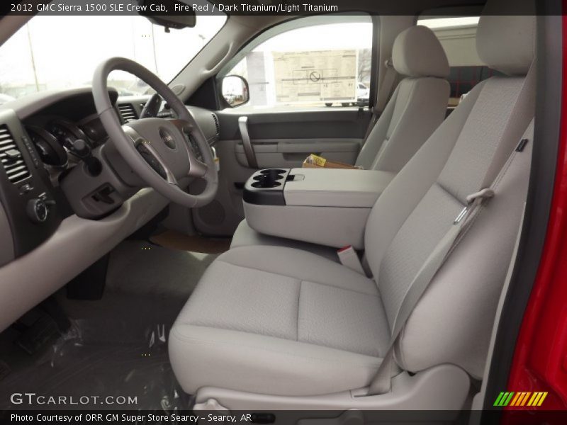 Fire Red / Dark Titanium/Light Titanium 2012 GMC Sierra 1500 SLE Crew Cab