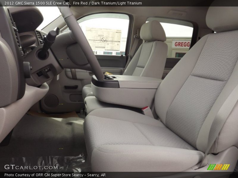Fire Red / Dark Titanium/Light Titanium 2012 GMC Sierra 1500 SLE Crew Cab