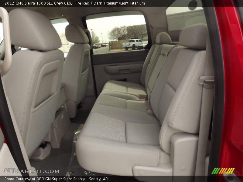 Fire Red / Dark Titanium/Light Titanium 2012 GMC Sierra 1500 SLE Crew Cab