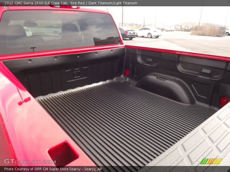 Fire Red / Dark Titanium/Light Titanium 2012 GMC Sierra 1500 SLE Crew Cab