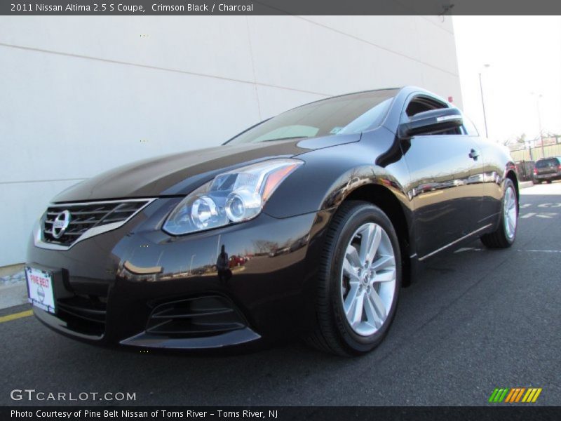 Crimson Black / Charcoal 2011 Nissan Altima 2.5 S Coupe