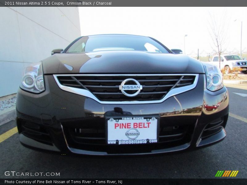 Crimson Black / Charcoal 2011 Nissan Altima 2.5 S Coupe