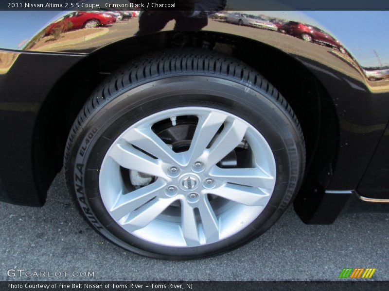 Crimson Black / Charcoal 2011 Nissan Altima 2.5 S Coupe