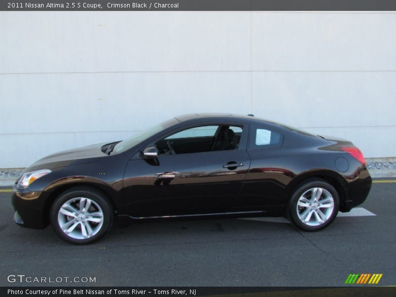 Crimson Black / Charcoal 2011 Nissan Altima 2.5 S Coupe