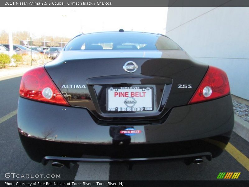 Crimson Black / Charcoal 2011 Nissan Altima 2.5 S Coupe