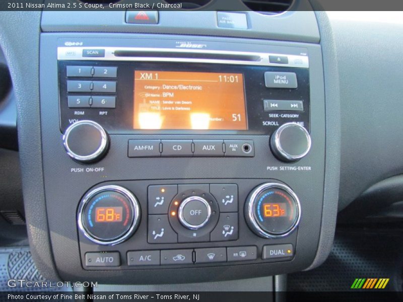 Crimson Black / Charcoal 2011 Nissan Altima 2.5 S Coupe