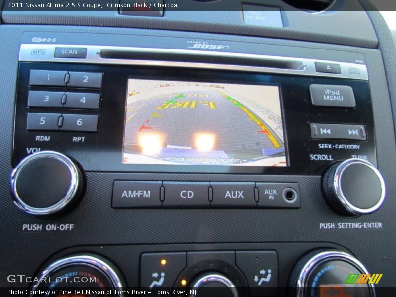 Crimson Black / Charcoal 2011 Nissan Altima 2.5 S Coupe