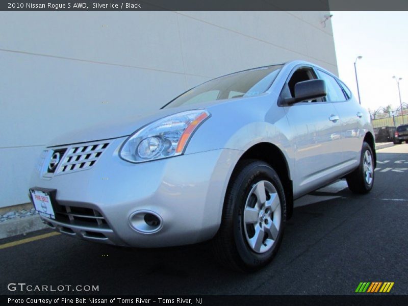 Silver Ice / Black 2010 Nissan Rogue S AWD