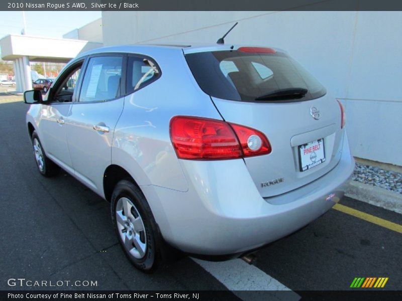 Silver Ice / Black 2010 Nissan Rogue S AWD