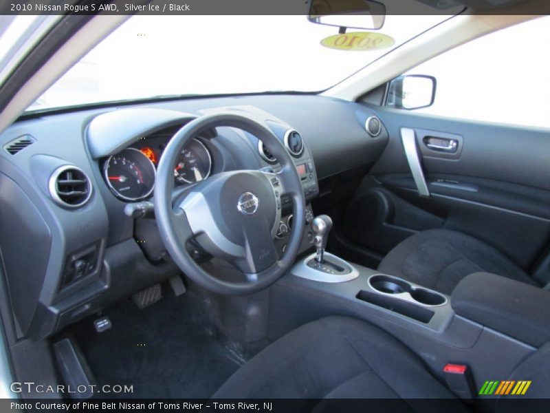 Silver Ice / Black 2010 Nissan Rogue S AWD