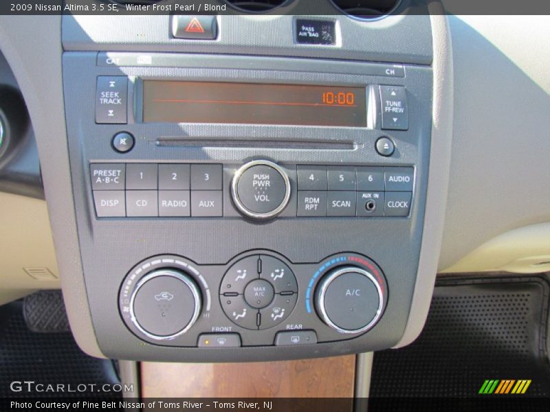 Winter Frost Pearl / Blond 2009 Nissan Altima 3.5 SE