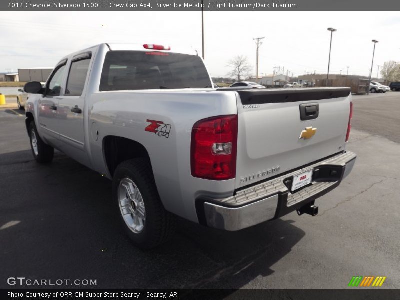 Silver Ice Metallic / Light Titanium/Dark Titanium 2012 Chevrolet Silverado 1500 LT Crew Cab 4x4