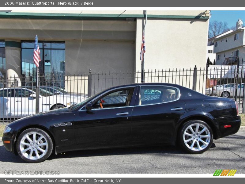 Nero (Black) / Beige 2006 Maserati Quattroporte