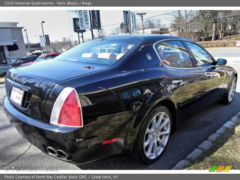 Nero (Black) / Beige 2006 Maserati Quattroporte