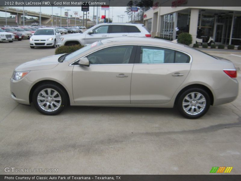 Gold Mist Metallic / Cashmere 2012 Buick LaCrosse FWD