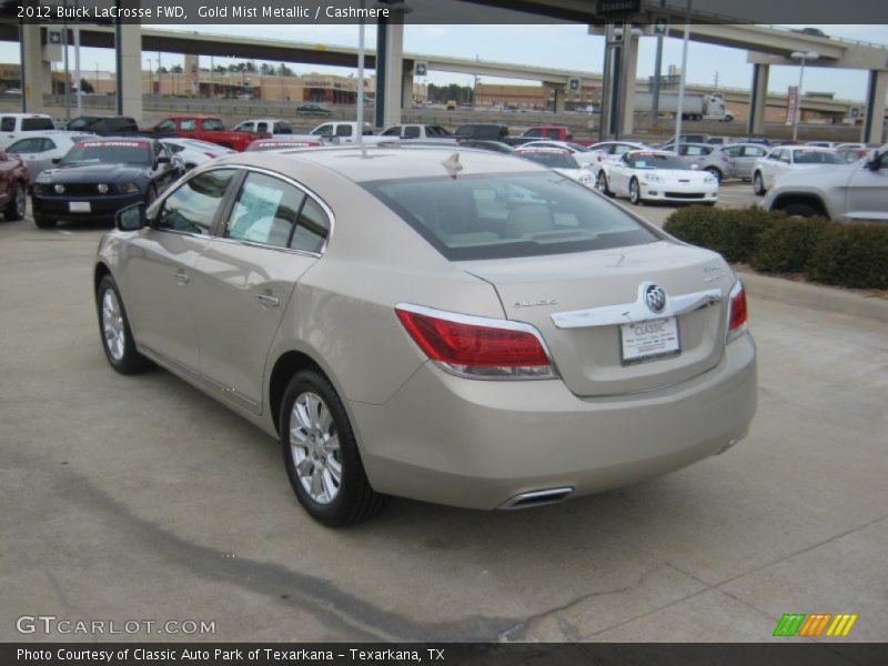 Gold Mist Metallic / Cashmere 2012 Buick LaCrosse FWD