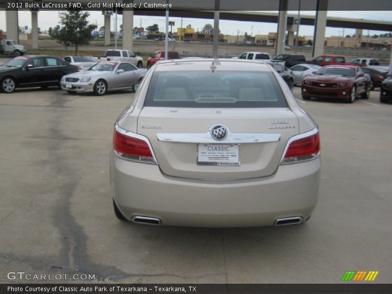 Gold Mist Metallic / Cashmere 2012 Buick LaCrosse FWD