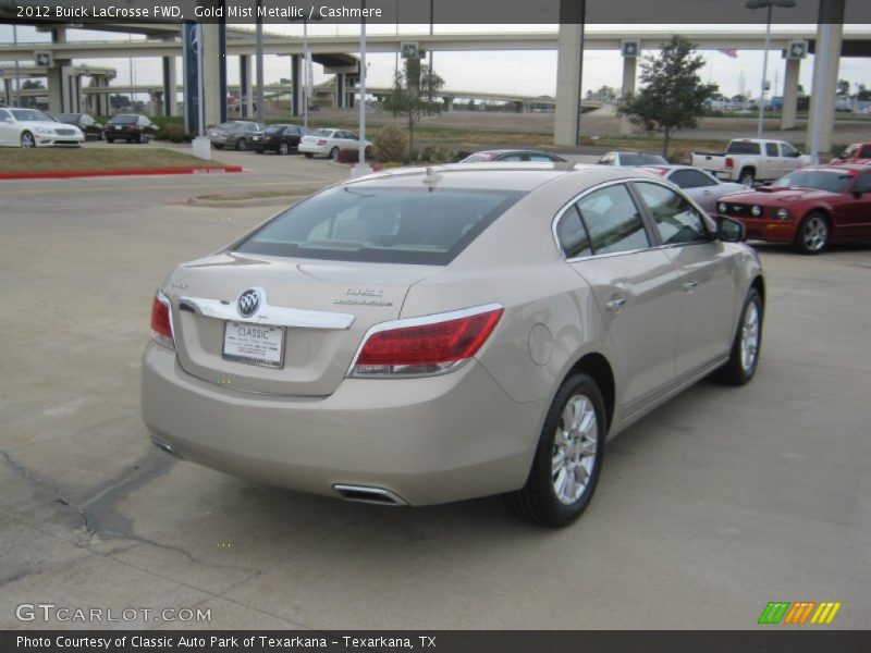 Gold Mist Metallic / Cashmere 2012 Buick LaCrosse FWD