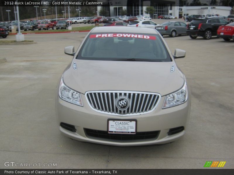 Gold Mist Metallic / Cashmere 2012 Buick LaCrosse FWD