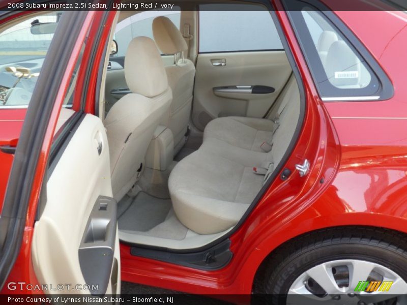 Lightning Red / Ivory 2008 Subaru Impreza 2.5i Sedan