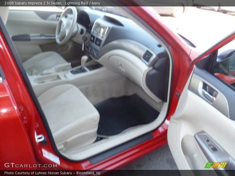 Lightning Red / Ivory 2008 Subaru Impreza 2.5i Sedan