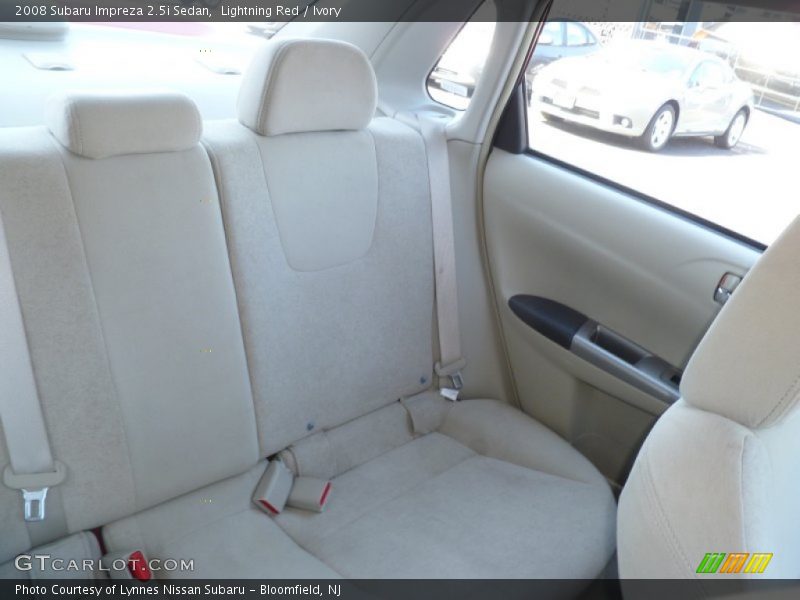 Lightning Red / Ivory 2008 Subaru Impreza 2.5i Sedan