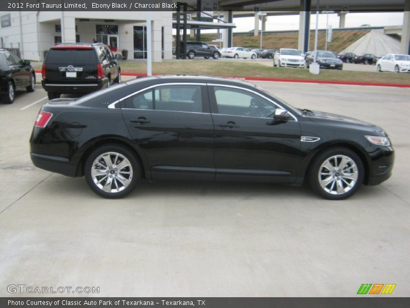 Ebony Black / Charcoal Black 2012 Ford Taurus Limited