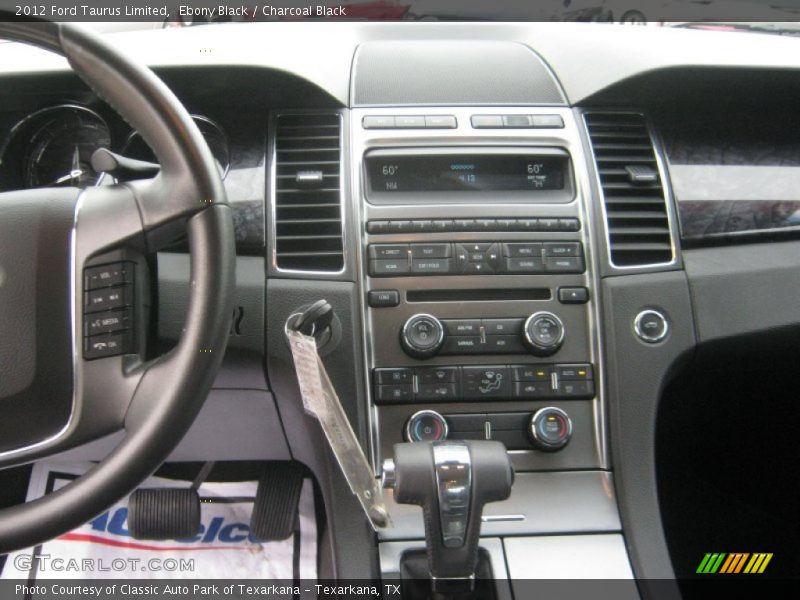 Ebony Black / Charcoal Black 2012 Ford Taurus Limited