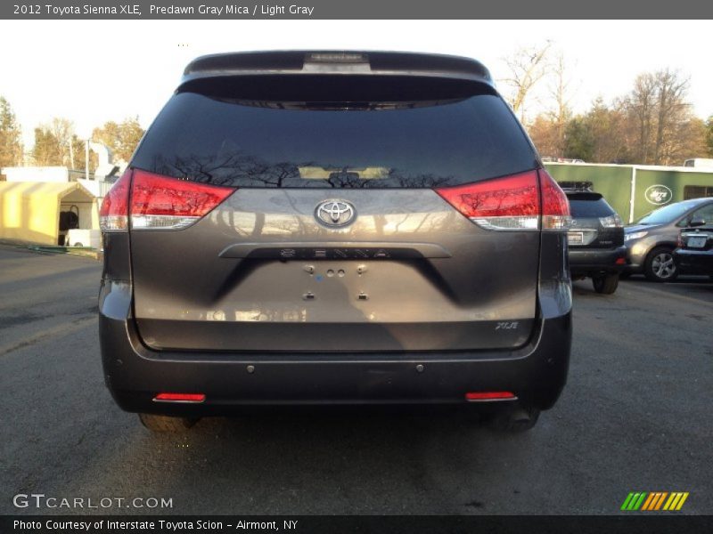 Predawn Gray Mica / Light Gray 2012 Toyota Sienna XLE