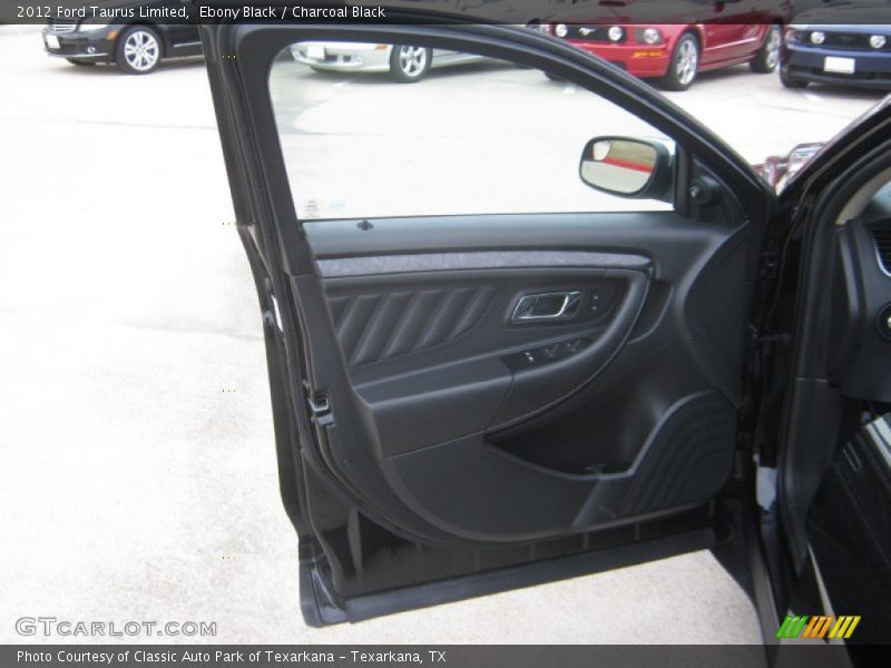 Ebony Black / Charcoal Black 2012 Ford Taurus Limited