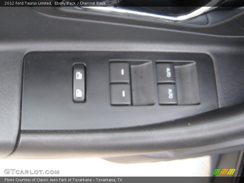 Ebony Black / Charcoal Black 2012 Ford Taurus Limited