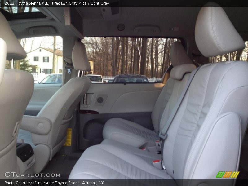 Predawn Gray Mica / Light Gray 2012 Toyota Sienna XLE