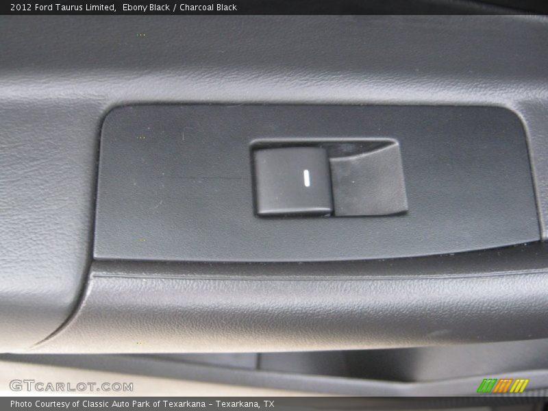 Ebony Black / Charcoal Black 2012 Ford Taurus Limited