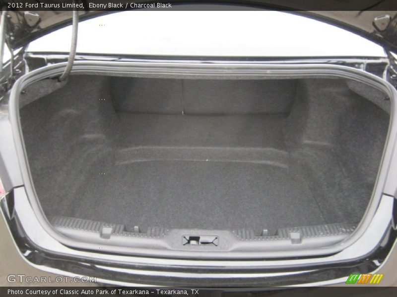 Ebony Black / Charcoal Black 2012 Ford Taurus Limited