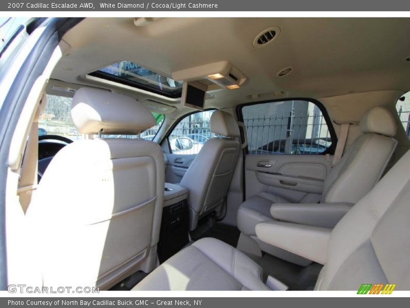 White Diamond / Cocoa/Light Cashmere 2007 Cadillac Escalade AWD