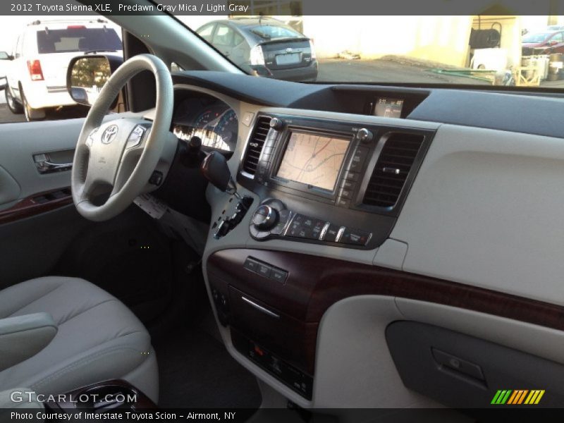 Predawn Gray Mica / Light Gray 2012 Toyota Sienna XLE
